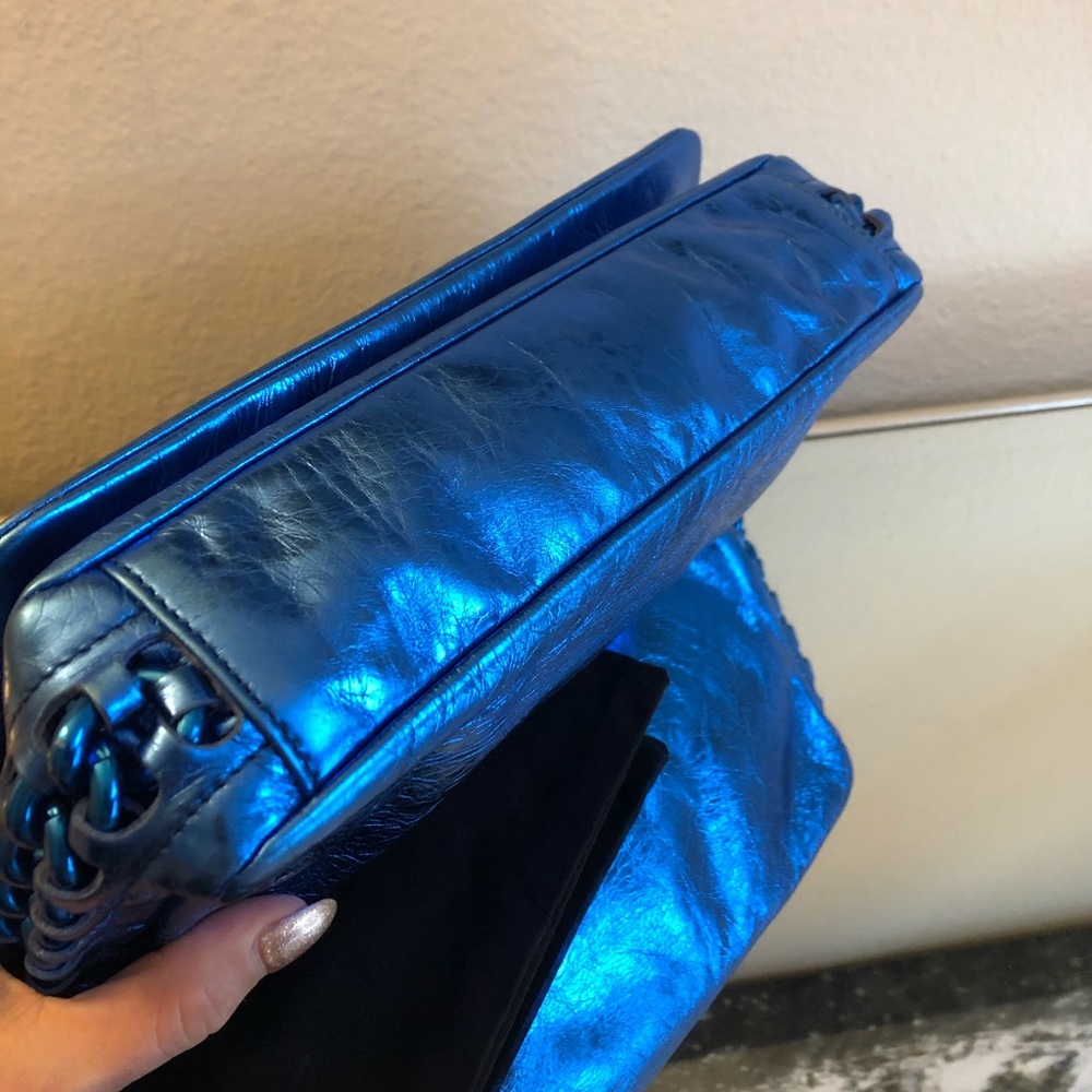 ❤️SOLD❤️Authentic Blue Metallic Chanel Bag - Picture 8 of 8